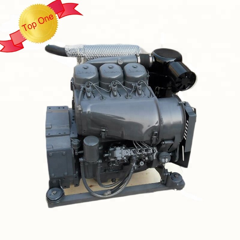 On Sale Tractor Concrete Cement Block Making Machine 50 hp air Cooled Engine 3 Cylinder diesel Deutz F3L912 with Gearbox